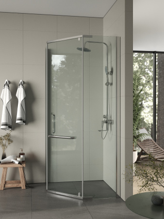 Душевой уголок Agger A03-090TCR/G 86х86 стекло прозрачное профиль хром глянцевый без поддона