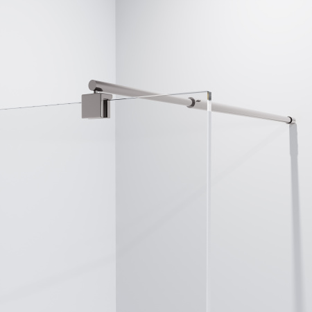 Душевая перегородка Niagara Nova NG-661-11 110х195 стекло прозрачное профиль хром глянцевый