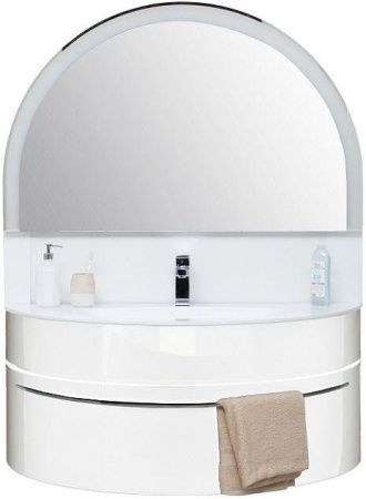 Тумба с раковиной De Aqua Эскалада 186751 120х50 подвесная цвет белый