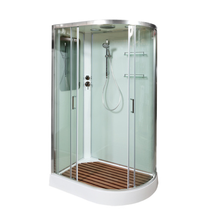 Душевая кабина AvaCan A102L 120х80 асимметричная с крышей ориентация левая