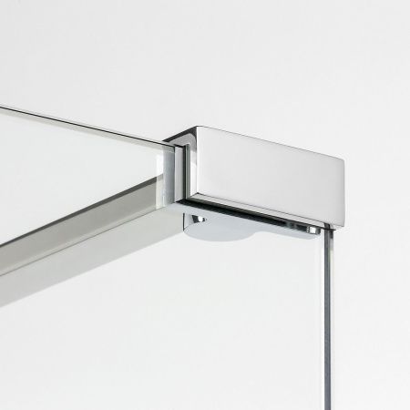 Душевая перегородка New Trendy NEW MODUS Chrome EXK-5498 140х200 стекло прозрачное профиль хром