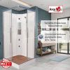 Душевая кабина AvaCan K K2010N 100х100 прямоугольная без крыши ориентация универсальная