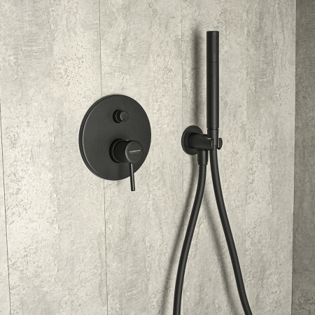 Смеситель для душа Mariani Next B14173NS встраиваемый в стену черный