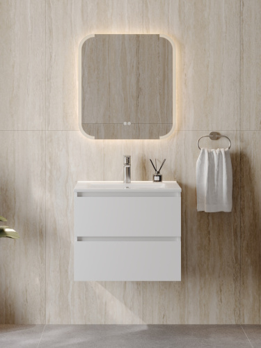 Тумба с раковиной Teymi Laina F16028 60х46х50 подвесная - фото 3