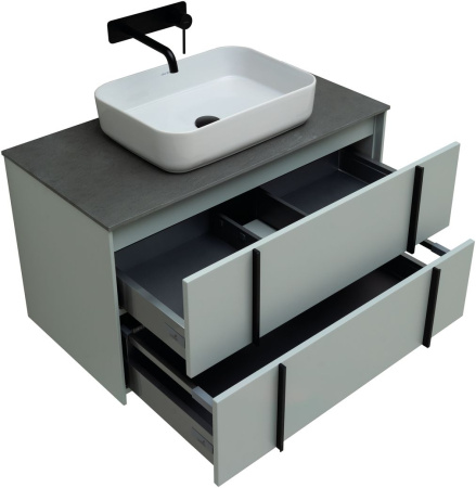 Тумба под раковину Allen Brau Reality 1.32006.PWM 90х46х50 подвесная цвет зеленый