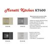 Кухонная мойка Maretti Kitchen 600 KT600-WH 60х40 цвет белый поверхность матовая