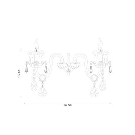 Бра Lucia Tucci Ashanti (Асханти) Ashanti W1250.2 Blu