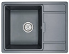 Кухонная мойка Granula 6503, ШВАРЦ 65х50 цвет черный поверхность матовая