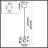 Светильник подвесной Odeon Light Gemme (Гемме) 7111/4LB