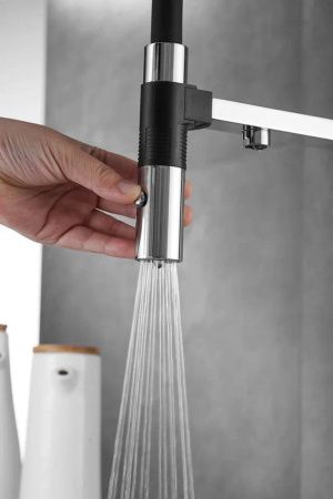 Смеситель для кухни Rose R958 на мойку хром