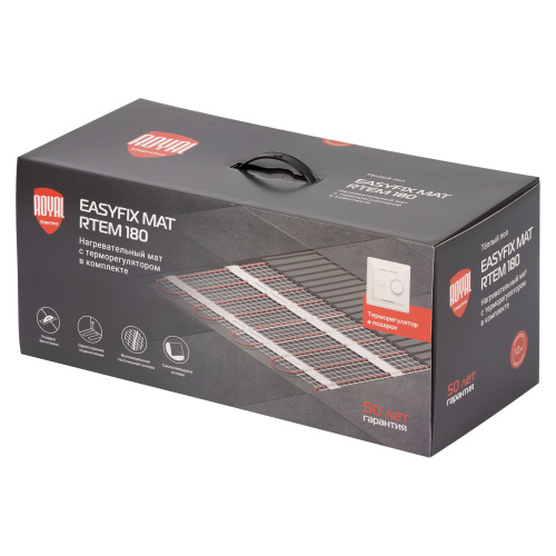 Нагревательный мат для теплого пола Royal Thermo RTEM 2-180-12 комплект - фото 5