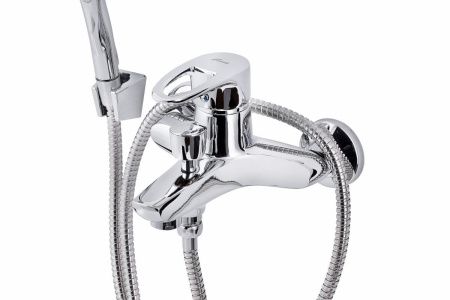 Смеситель для ванны и душа FAUZT FZs-840-126 настенный хром