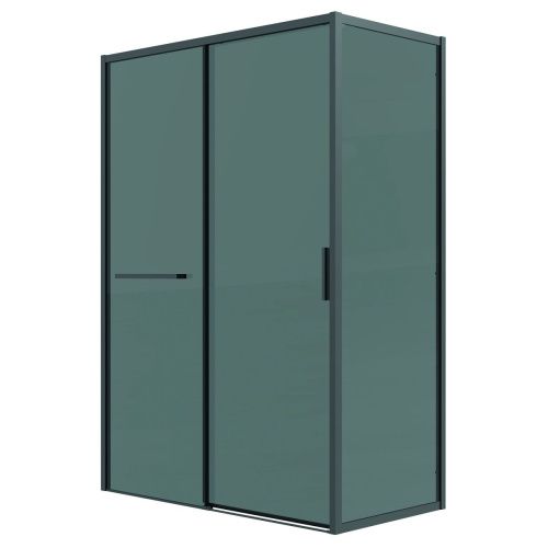 Душевой уголок Grossman Style 120.K33.05.1110.21.10 110х100 стекло тонированное профиль черный без поддона