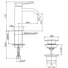 Смеситель Gattoni ELY 8850/88С0 на биде хром