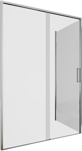 Душевой уголок Aquanet Pleasure Evo AE65-130x80-CT 130х80 стекло прозрачное профиль хром глянцевый без поддона - фото 2