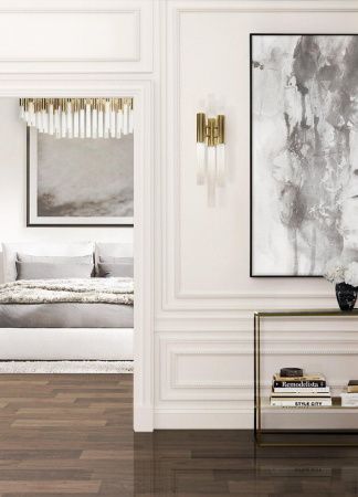Светильник настенный Delight Collection Waterfall (Ватерфалл) KR0984W-6 gold