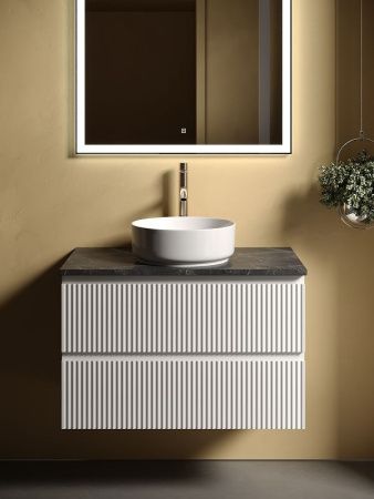 Тумба под раковину Sancos SNOB R SNR100W 100х40 подвесная цвет белый