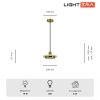 Светильник подвесной Lightera Croix (Цроикс) LE129L-20WB