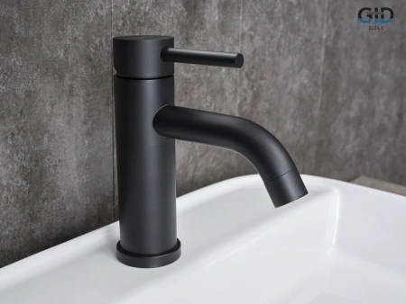 Смеситель Gid Cascada Inga SS096-BM-K (SS096BMK) на раковину черный матовый