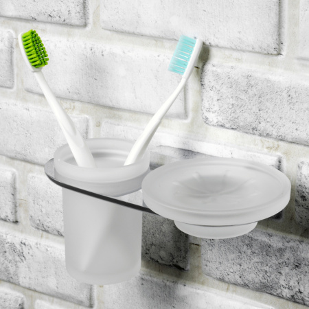 Стакан с мыльницей WasserKRAFT 8326