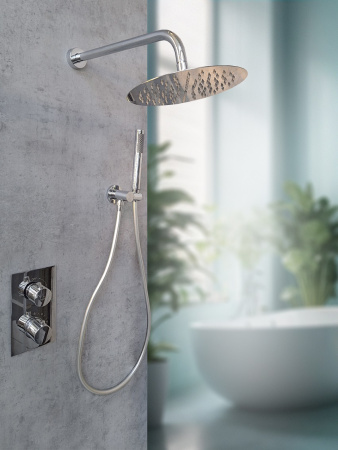 Душевая система AltroBagno Unione AltroBagnoUnione040407Cr встраиваемая в стену