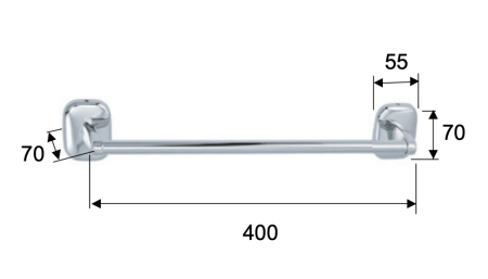 Полотенцедержатель Remer Suite SU40CR
