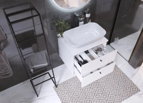 Тумба под раковину 1MarKa Desire Ц0000033177 60х50х49 цвет белый - фото 5