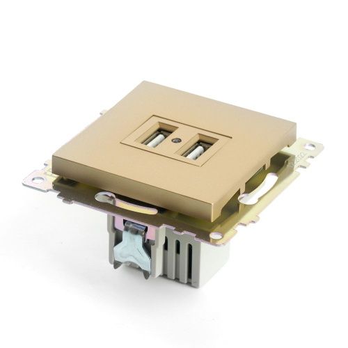 Розетка 2-местная USB Stekker Катрин 49229 - фото 2