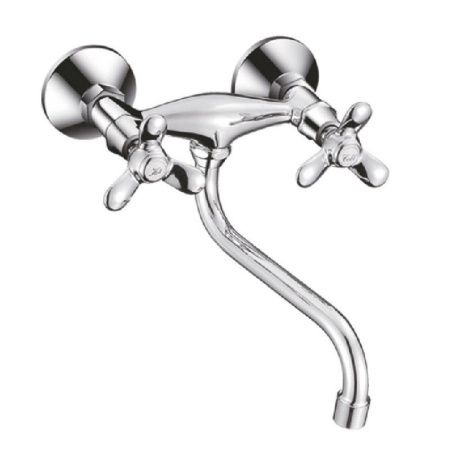 Смеситель для кухни Cron CN4612 настенный хром