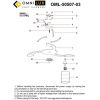 Люстра потолочная Omnilux Fronteira (Фронтеира) OML-50507-03
