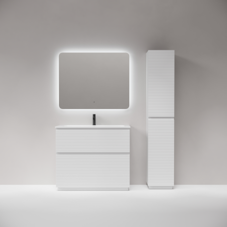 Тумба под раковину Sancos FOLK Floor FL100FW 100х40 напольная цвет белый