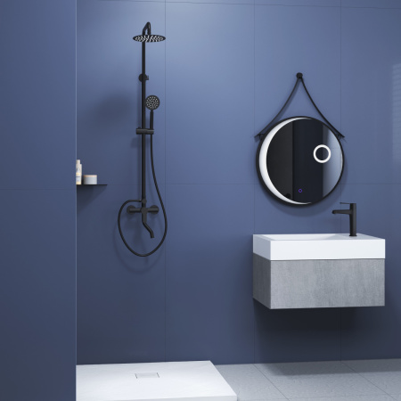 Душевая стойка RGW Shower Panels (Шоувер панелс) 59140124-04 настенная цвет черный