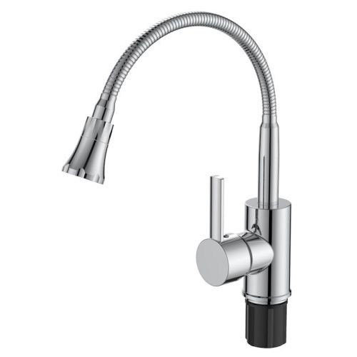 Смеситель для кухни Voda Kitchen KF519 на мойку хром - фото 2