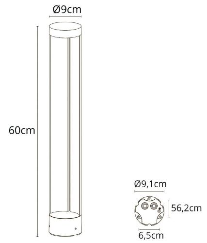 Ландшафтный светильник Arte Lamp New York (Нев Ыорк) A1660PA-1BK - фото 3