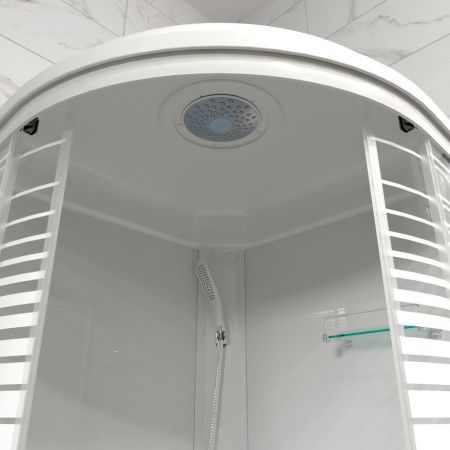 Душевая кабина Тритон Полосы Щ0000061848 90х90 четверть круга с крышей ориентация универсальная