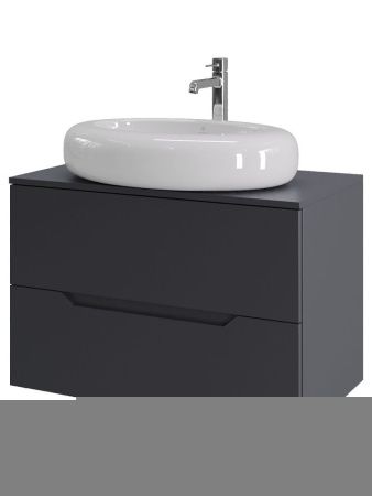 Тумба с раковиной Orange Line Li-80TugMDF+B08-640W 80х50