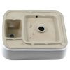 Раковина из сантехнического фарфора Melana 320309-805 50х40 накладная цвет белый 1 отверстие под смеситель