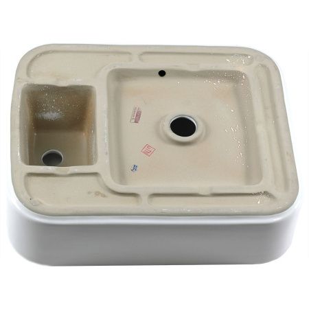 Раковина из сантехнического фарфора Melana 320309-805 50х40 накладная цвет белый 1 отверстие под смеситель