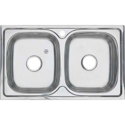 Кухонная мойка Melana 040 t (*8) 81x48 цвет хром - фото 2
