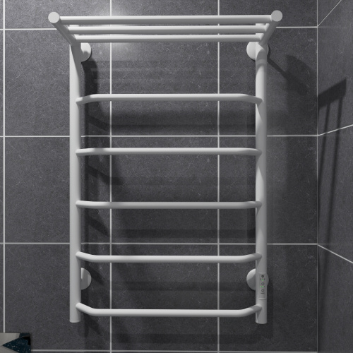 Полотенцесушитель Маргроид Вид 6 06-8050-1051-9016R 53х81 электрический белый матовый - фото 2