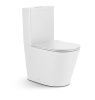 Унитаз-компакт напольный с бачком Iberica Blanca Burgos IB.BRG.121.1B1 белый с сиденьем микролифт безободковый каскадный смыв