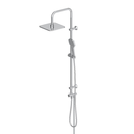 Душевая стойка Dorff Norma D0712000 настенная цвет хром/серый