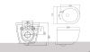 Комплект унитаз с инсталляцией с клавишей смыва BelBagno STYLUS CZR-513-TH-R/CZR2316SC/BB026/BB051CR