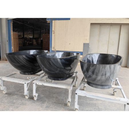 Ванна акриловая Frank 12512 180х85 отдельностоящая овальная без каркаса