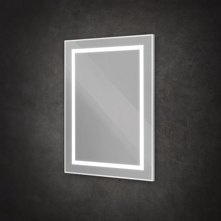 Зеркало с подсветкой BelBagno Kraft SPC-KRAFT-500-800-SENS-AL 50х80 подвесное