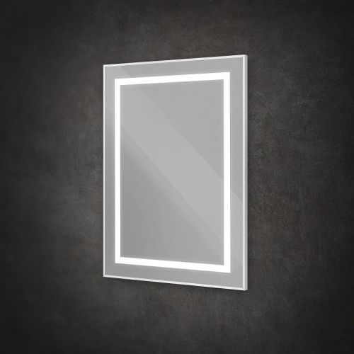 Зеркало с подсветкой BelBagno Kraft SPC-KRAFT-500-800-SENS-AL 50х80 подвесное - фото 4