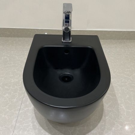 Биде подвесное CeramaLux 2197MB-1 цвет черный