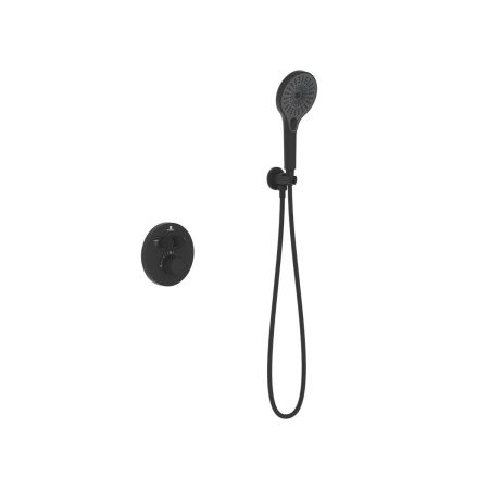 Душевая система Vincea Inspire VSFW-3I22MT5MB встраиваемая в стену цвет черный с термостатом