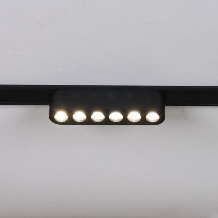 Трековый магнитный светильник Reluce 13002-9.3-001UR magnetic LED6W BK CCT+SMART