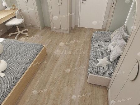 Кварцвиниловая плитка Alpine Floor Ultra ECO 5-39 Дуб Амбер толщина 0.2 см 43 класс 1219,2х184,15